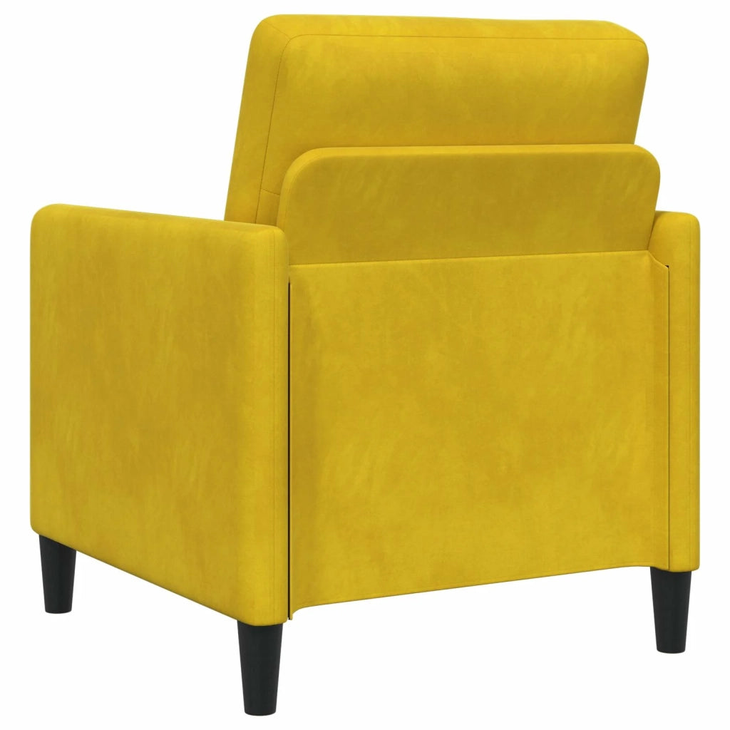 Set di Divani con Storage 2 pz Giallo Poliestere 3429197