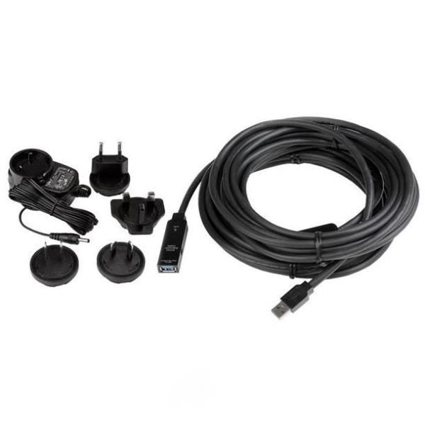 Startech.com cavo prolunga usb 2.0 attivo - cavo amplificato usb 2.0 - 5m maschio/femmina - USB2AAEXT5M