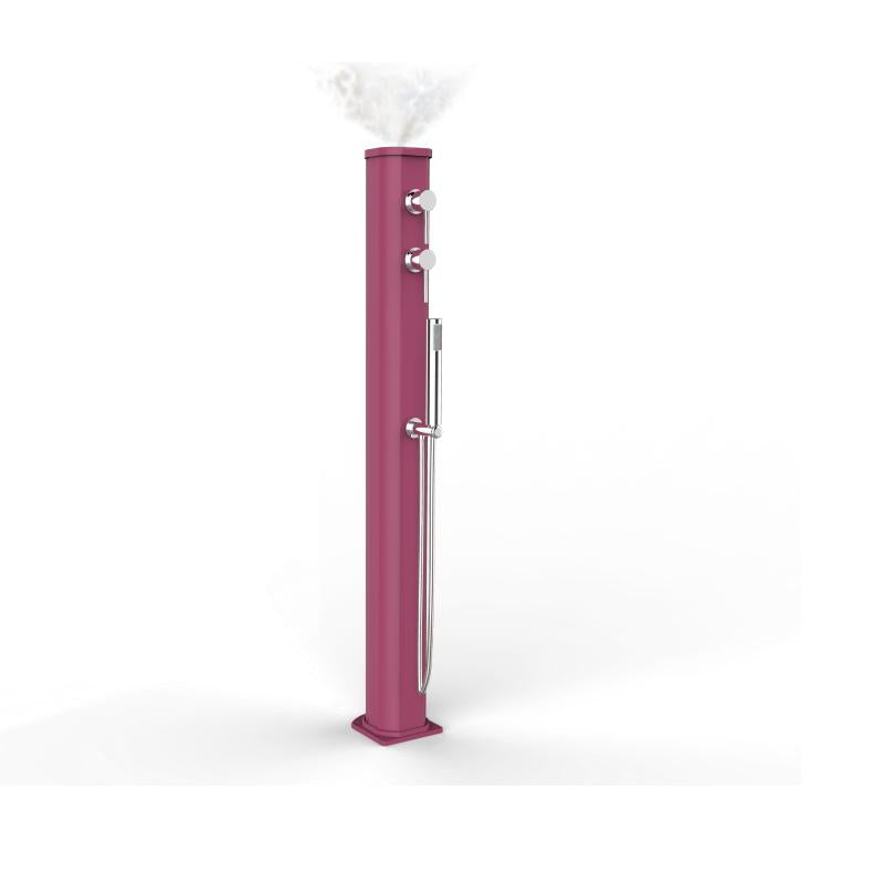 Doccia Solare Jolly Go 23 Litri In Alluminio Con Doccetta E Nebulizzatore Colore Fuxia Cv-Jg150/4003