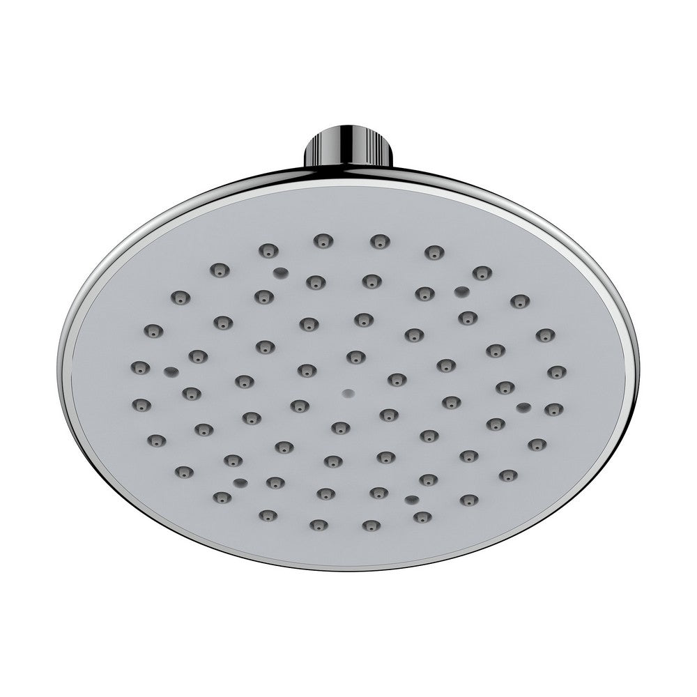 Soffione in abs cromato e grigio - Serie Icaria