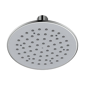 Soffione in abs cromato e grigio - Serie Icaria