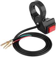 Comando di manubrio - 3 velocità - per moto e ATV - diametro 22mm - interruttore - adatto per scooter - colore nero