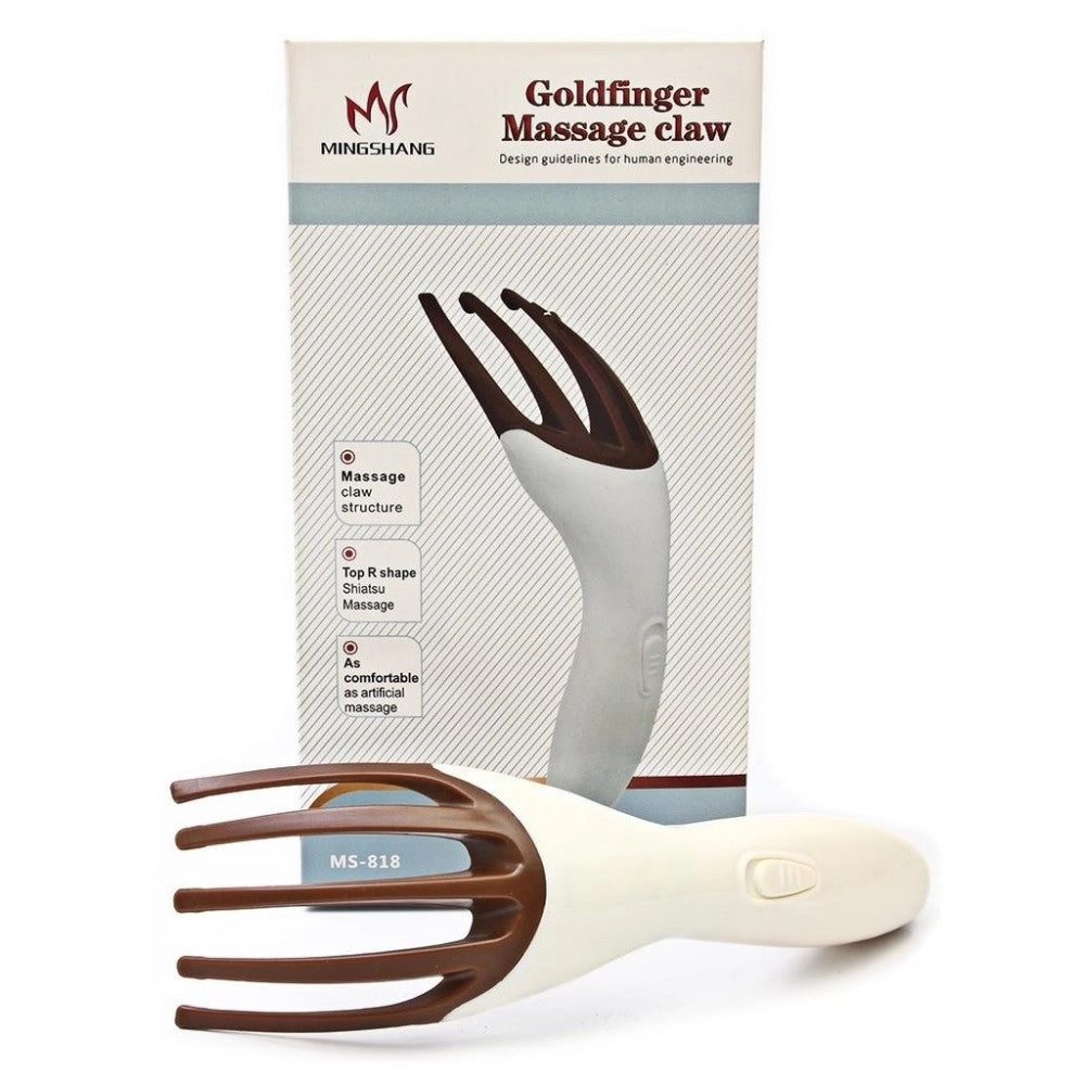 Trade Shop - Massaggiatore Goldfinger Massage Claw Elettrico Massaggio Shiatsu Benessere -