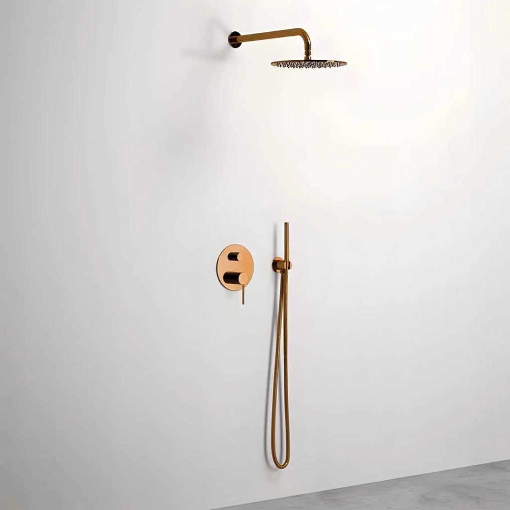 Set Doccia Da Incasso Rea Lungo Copper + Box