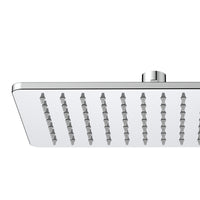 Soffione rettangolare 25x15 cm cromato - Serie Santorini