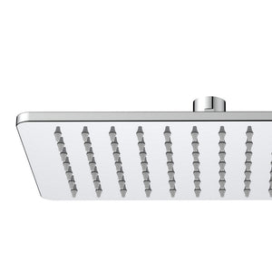 Soffione rettangolare 25x15 cm cromato - Serie Santorini