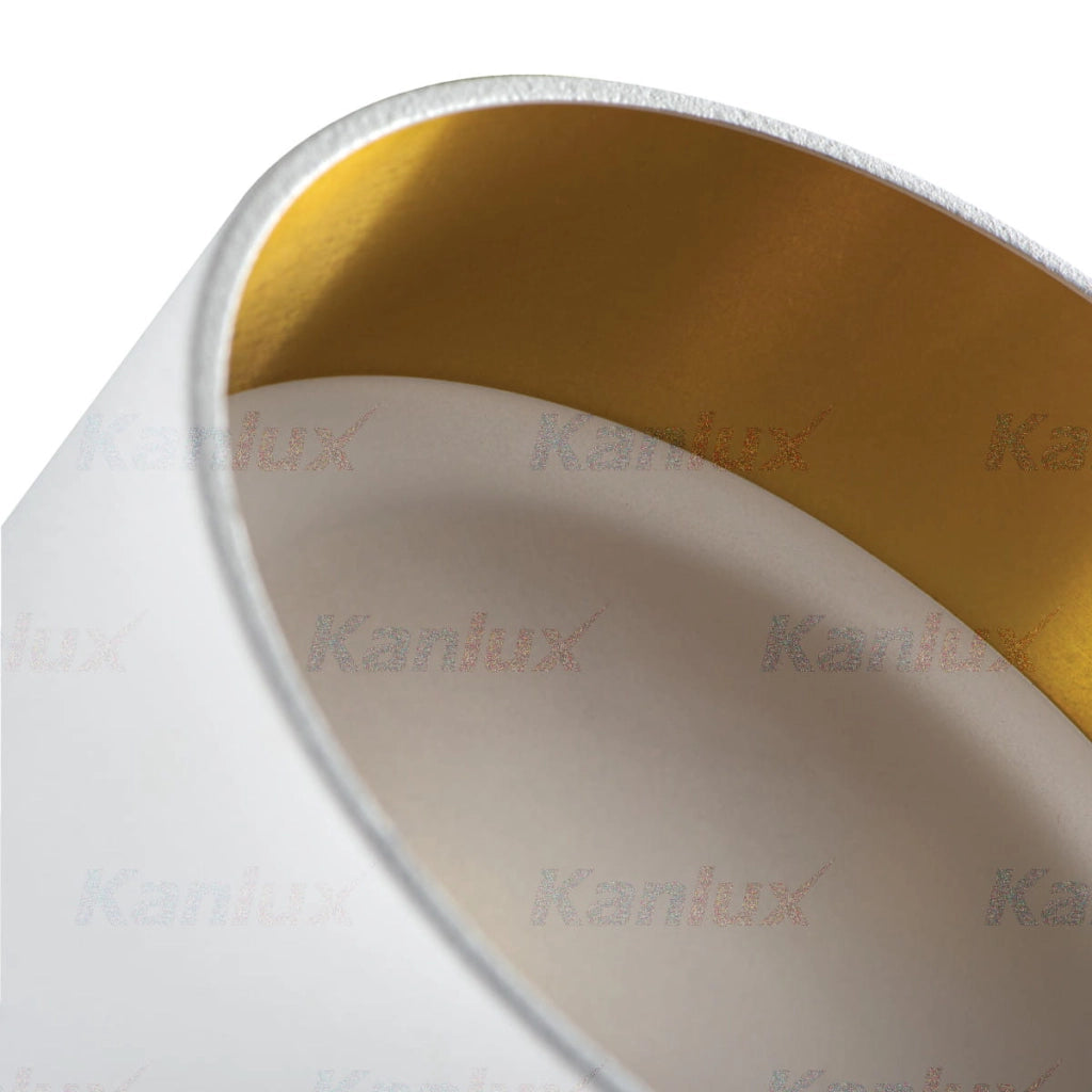 Faretto incasso Kanlux GOVIK bianco oro orientabile GU10/GX5.3