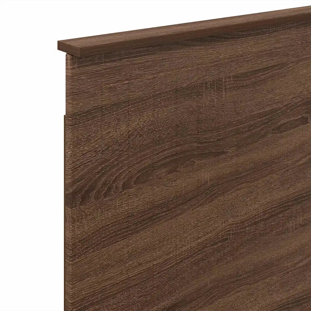 Testiera-Testata-Testiera Decorativa Rovere Marrone 100 cm Legno multistrato 423872