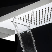 Soffione a muro con funzione pioggia e cascata - Serie Arcadia