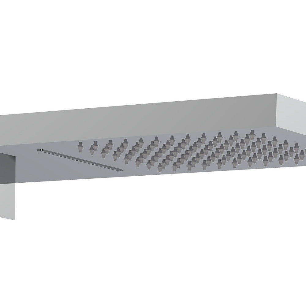 Soffione a muro con funzione pioggia e cascata - Serie Arcadia