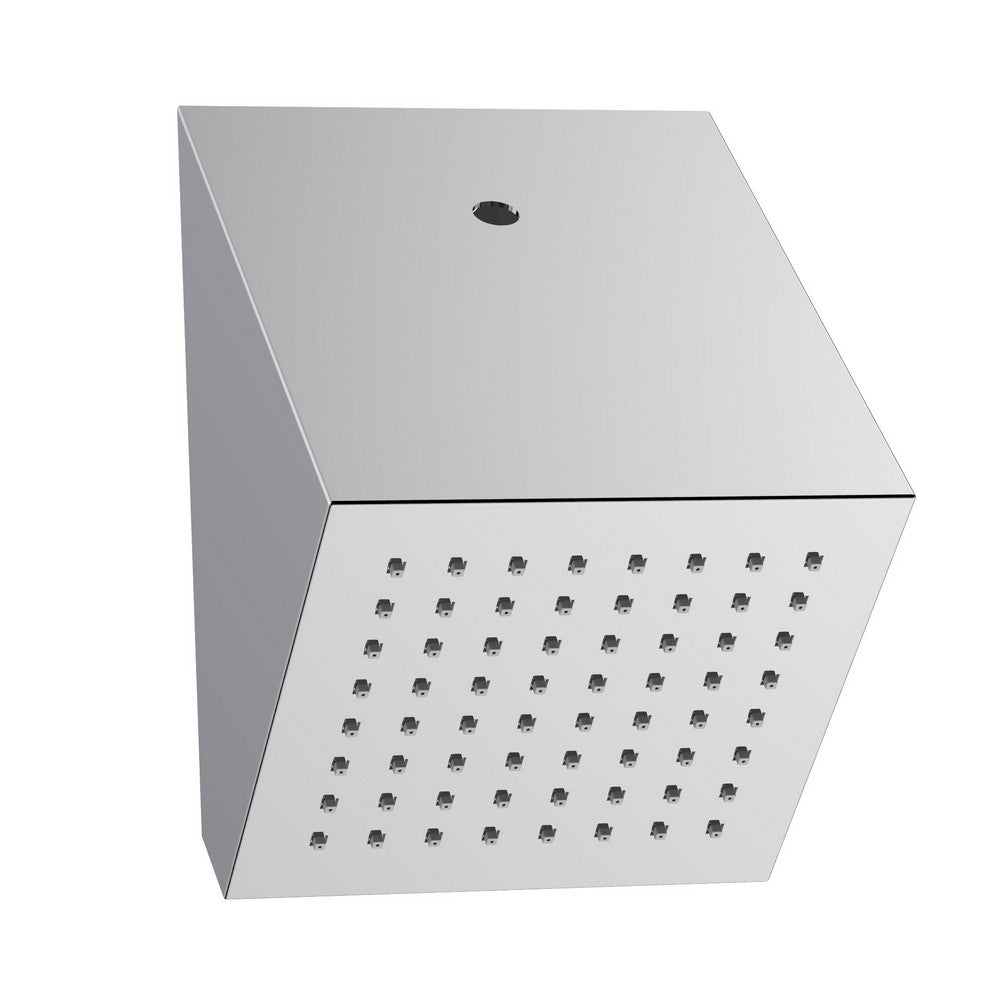 Soffione a muro quadrato 16x16cm - Serie Delfi