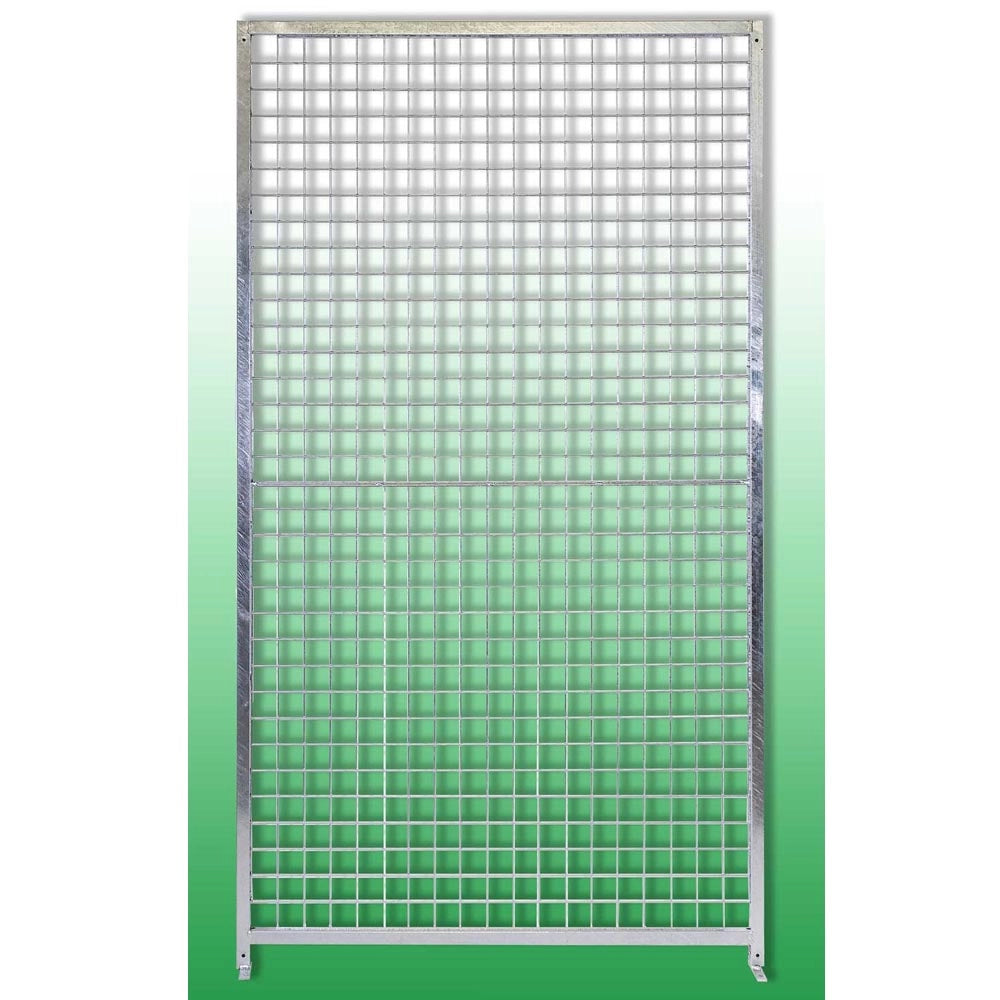 Pannello semplice in rete per box cani maglia 5x5 cm zincatura a caldo 100xh180 cm