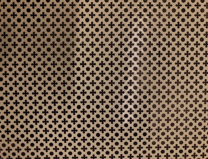 2mq lamiera forata per termosifoni bronzo cod:ferx.4348.stock