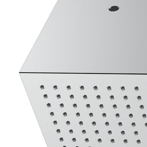 Soffione a muro quadrato 16x16cm - Serie Delfi