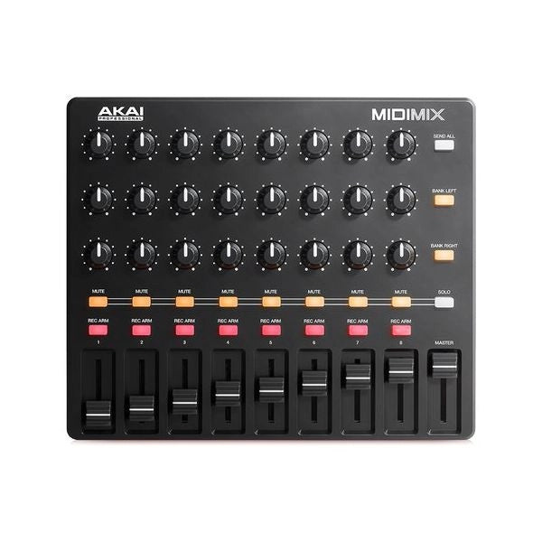 Mixer disc jockey akai professional midimix midimix black e red