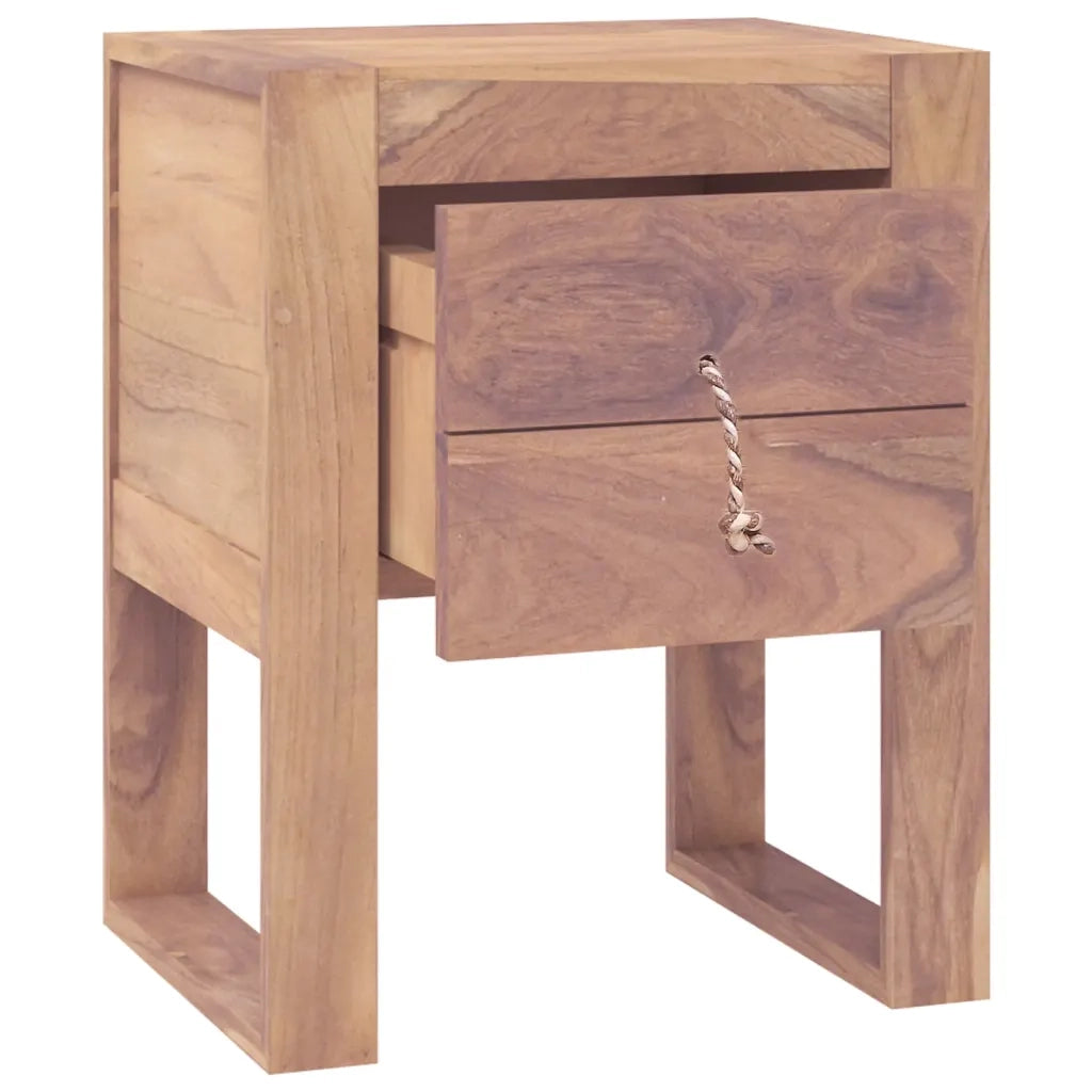 Comodino 40x30x50 cm in Legno Massello di Teak cod mxl 30672