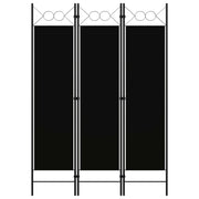 Paravento a 3 Pannelli Nero 120x180 cmcod mxl 121064