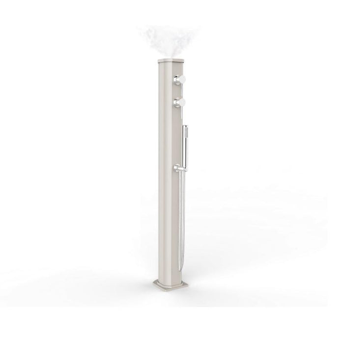 Doccia Solare Jolly Go 23 Litri In Alluminio Con Doccetta E Nebulizzatore Colore Bianca Cv-Jg150/9001