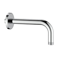 Braccio doccia tondo lungo 20 cm con rosone