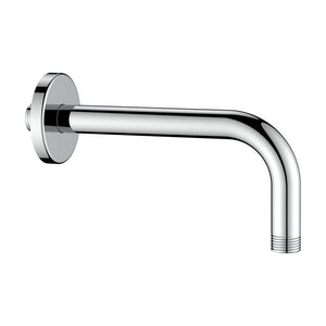 Braccio doccia tondo lungo 20 cm con rosone