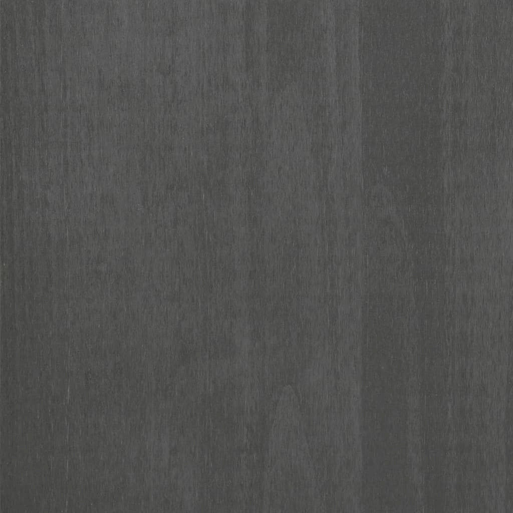Mobile TV multimediale scaffale TV credenza TV sala da pranzo soggiorno camera da letto scuro 106 x 40 x 40 cm legno di pino massiccio grigio 02_0027633