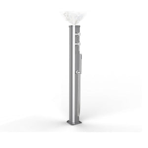 Doccia Solare Jolly Go 23 Litri In Alluminio Con Doccetta E Nebulizzatore Colore Inox Paint Cv-Jg150/9007