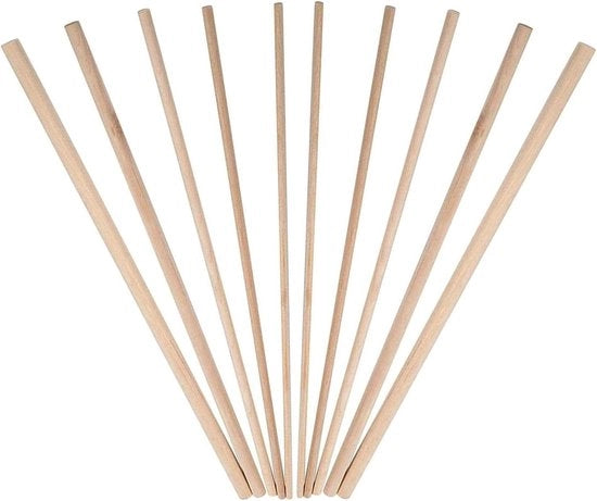 Stecchi in legno di noce non lavorati 30cm lunghi, 5mm di spessore, per fai da te.