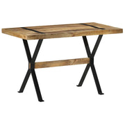Tavolo da Pranzo 120x60x76 cm in Legno di Mango Grezzo cod mxl 18696