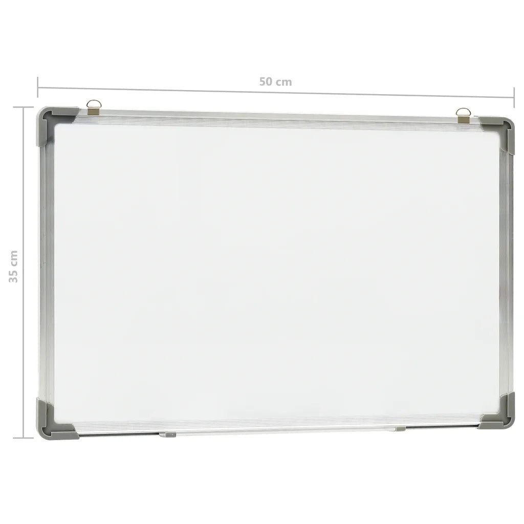 Lavagna Magnetica Bianca Cancellabile a Secco 50x35 cm Acciaio 146630