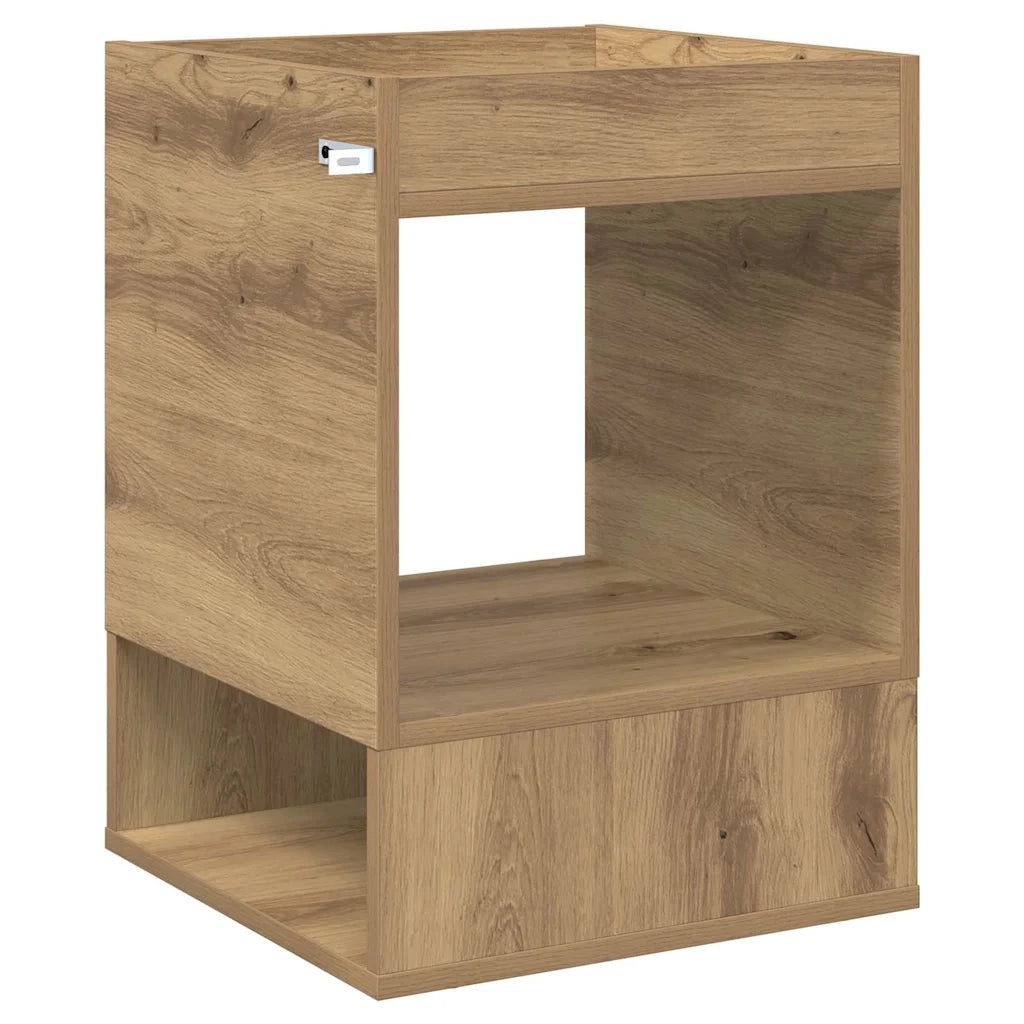 Tavolino Rovere artigianale 40 x 40 x 56 cm 890958