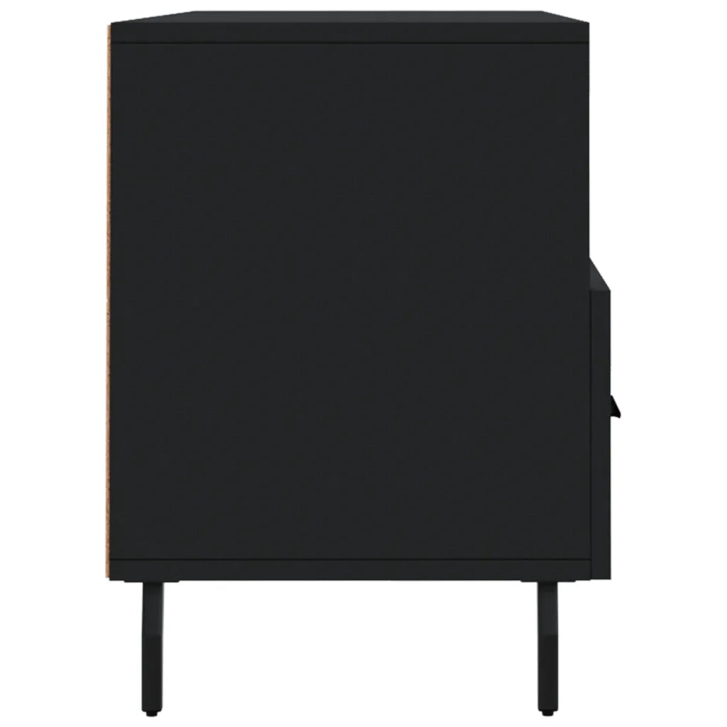 Mobile Porta TV-Mobile per TV-Credenza TV Nero 102x36x50 cm in Legno Multistrato 415493