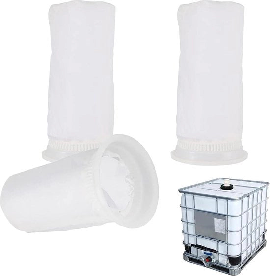 Filtro IBC 3 pezzi filtro a membrana filtro nylon accessori serbatoio filtro per acqua di pioggia filtro serbatoio lavabile per set di filtri per serbatoi di pioggia