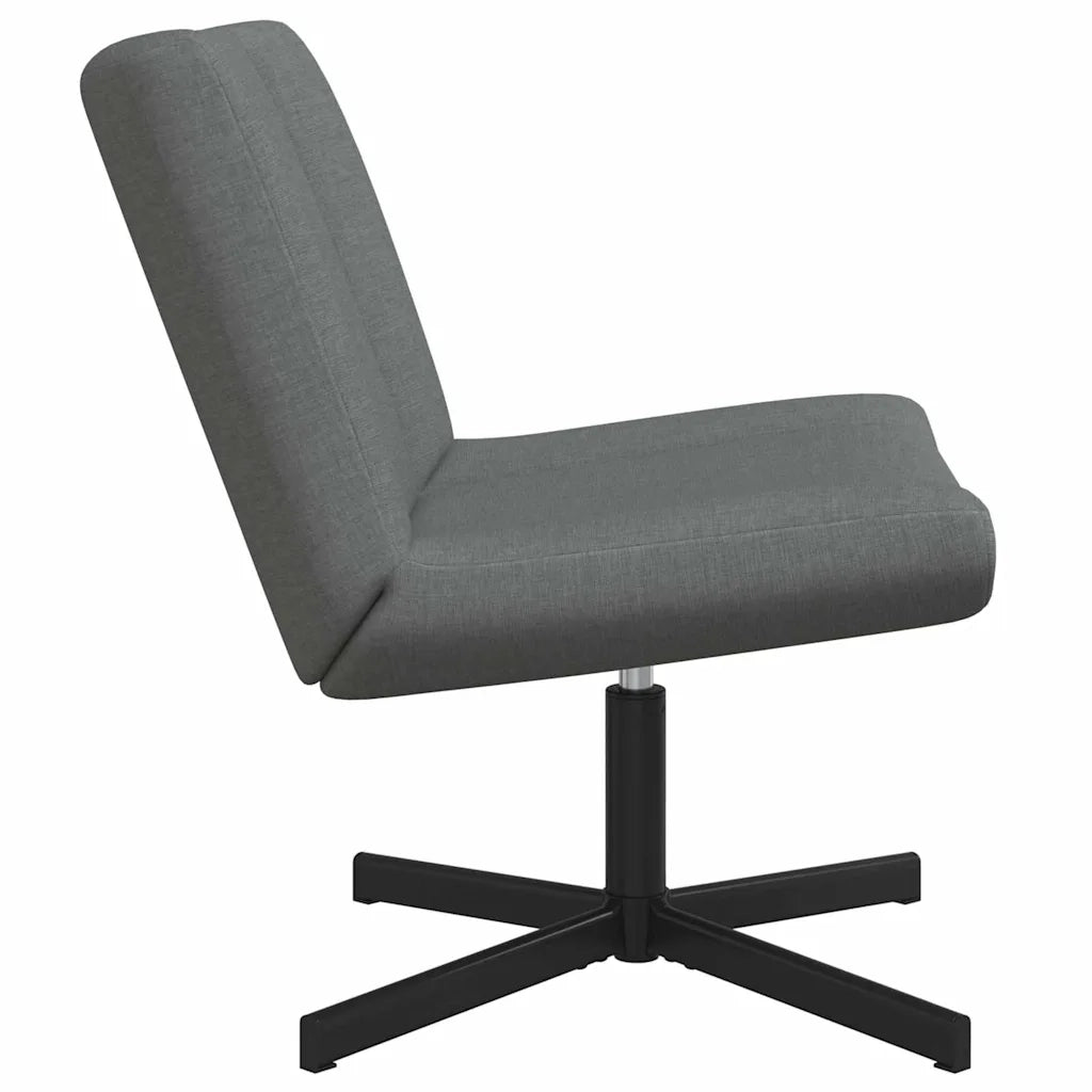 Sedia girevole Grigio Scuro 63 x 75 x 76 cm Tessuto CFW2279247