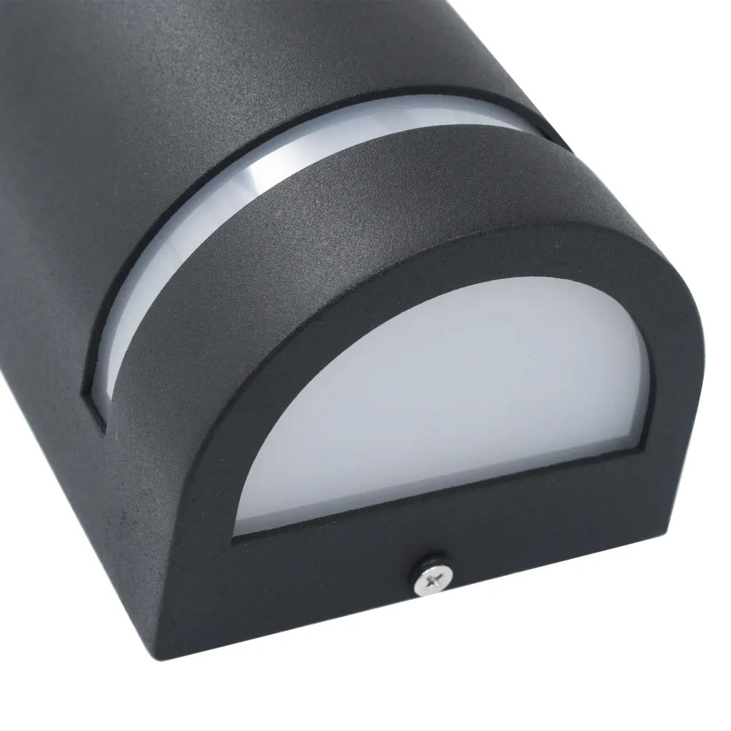 Lampade da Parete da Esterno 2 pz 35 W Nere Semicircolari CFW5683895