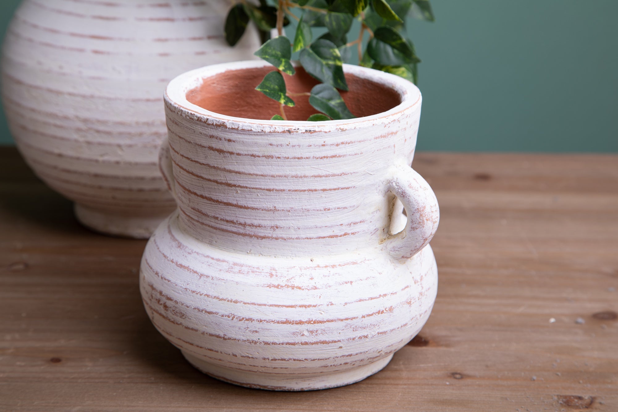 Vaso con Manici Ø 23,5 H 19 cm