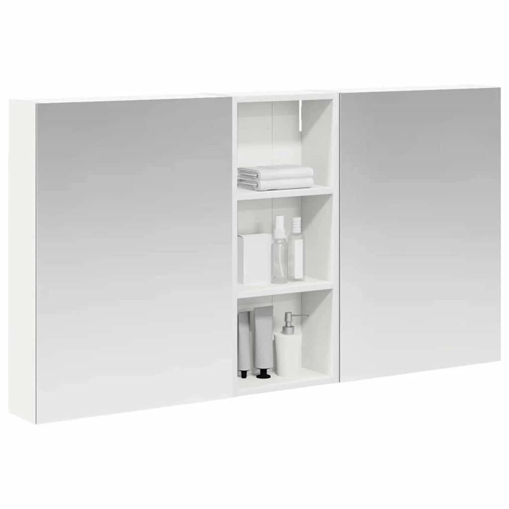 Set di Armadi da Bagno con lo scaffale 3 pcs 130 x 14,5 x 70 cm