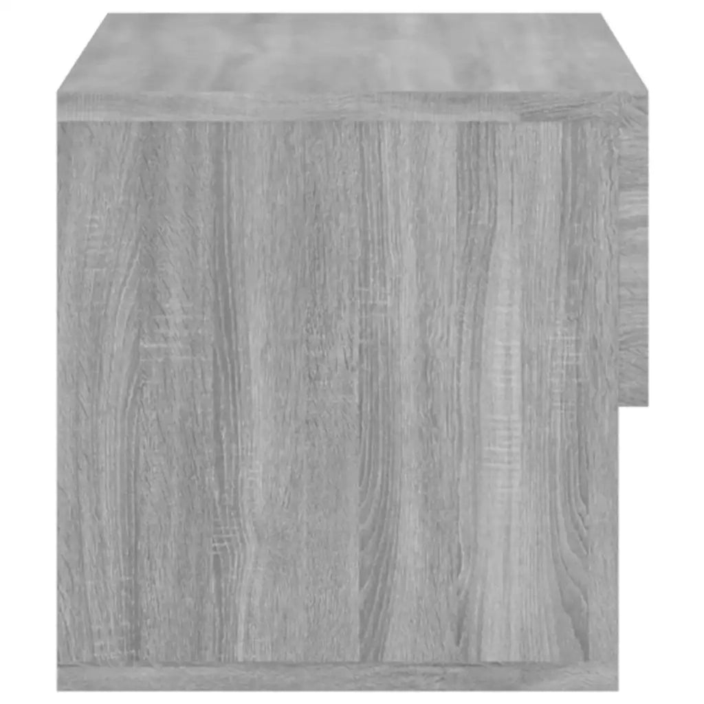 Comodino a Muro-Tavolino da notte sospeso Grigio Sonoma 227753