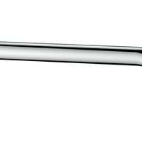 Braccio doccia tondo con rosone lungo 30 cm