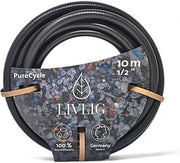 Serpentino di giardino riciclato - Duraturo - 10 metri - Nero - Materiale riciclato