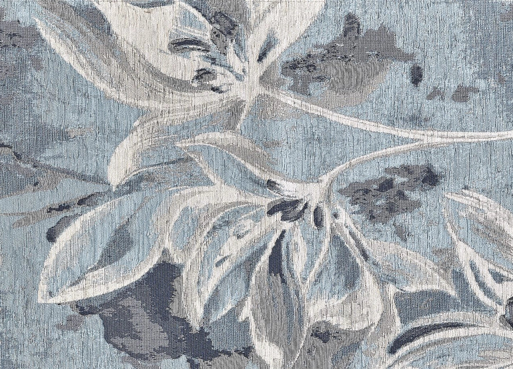 Tappeto Arredo Salotto Antiscivolo Scendiletto Camera Dis.Vanilla  By Suardi - 85x150 - Azzurro