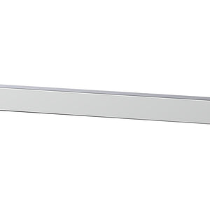 Braccio doccia quadrato lungo 40 cm con rosone