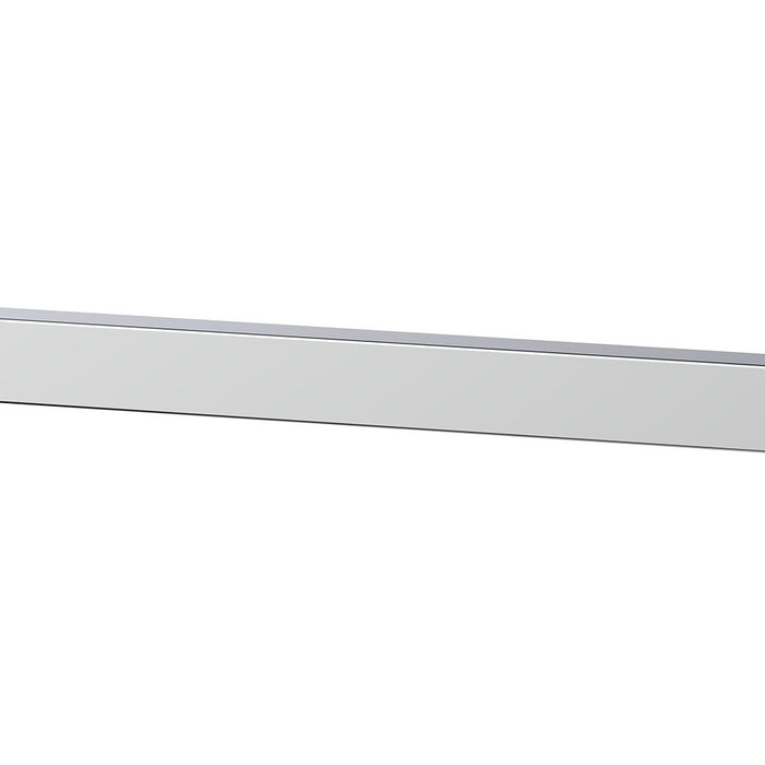 Braccio doccia quadrato lungo 40 cm con rosone