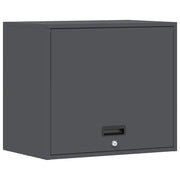 Mobile contenitore moderno a parete per garage 60 x 40 x 53 cm design elegante salvaspazio acciaio antracite 02_0052843