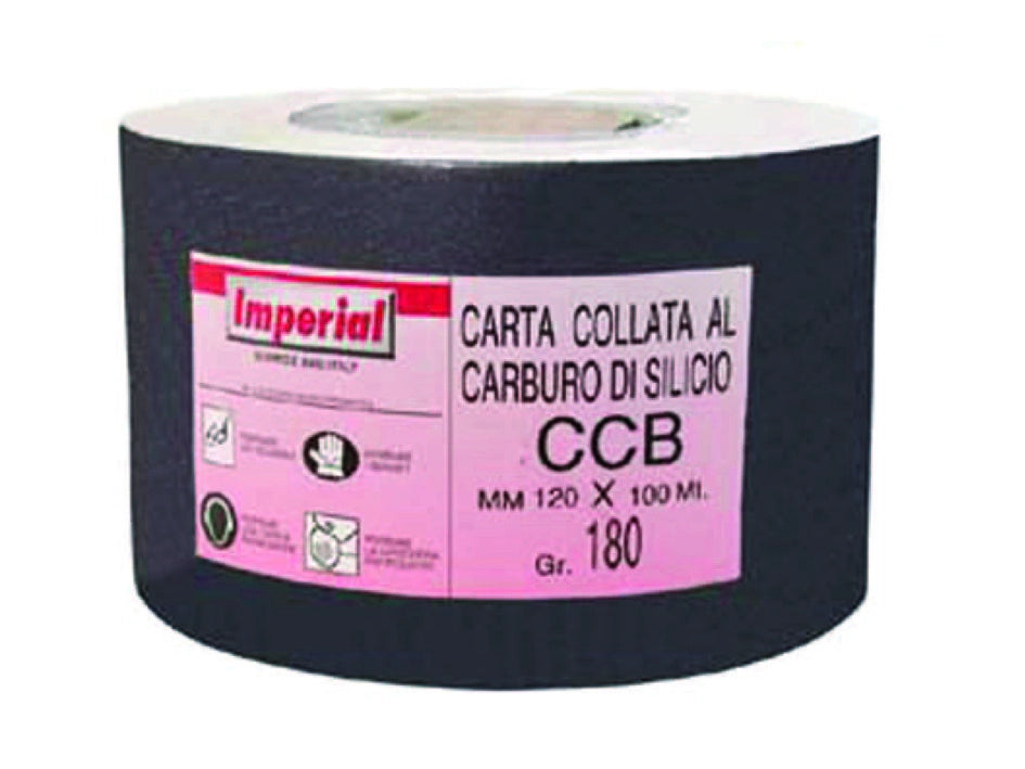 CARTA AL CARBURO DI SILICIO CCB- - grana 180 - 100 mt IMPERIAL