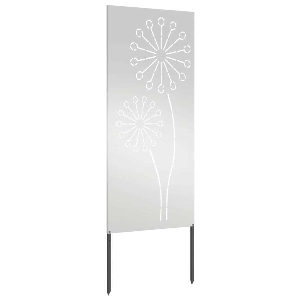 Schermo per privacy in giardino Traforo Argento 50 x 140 cm