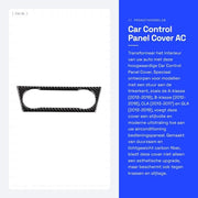 Pannello di controllo rivestimento in fibra di carbonio - AC Trim - Adesivo per cornice climatizzatore - Striscia di copertura - Finestra lussuosa - Per A/B/GLA/CLA - Decorazione interiore
