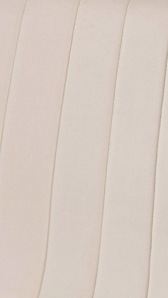 Set di 4 sedie Dijon crema,Velluto
