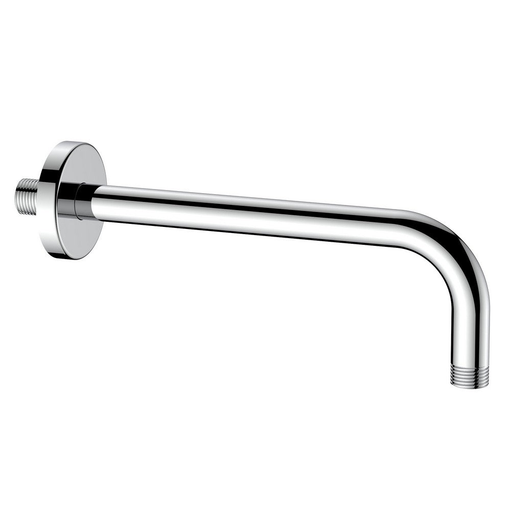 Braccio doccia a parete curvo 25 cm