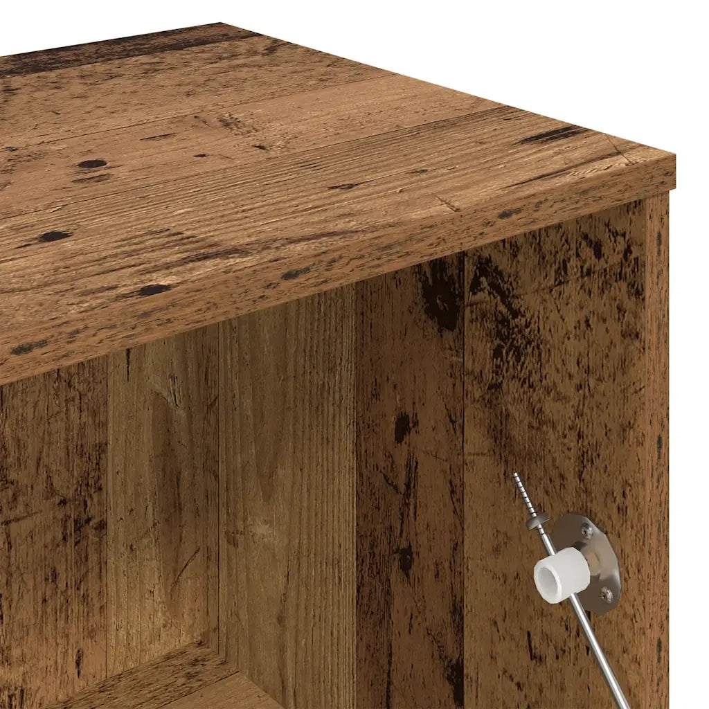 vidaXL Mobile Porta TV Legno Antico 120x34x37 cm in Legno Multistrato