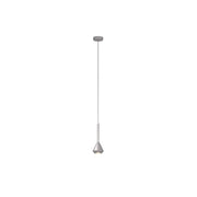 Sopsensione Moderna Aygo Metallo Color Alluminio 1 Luce Gu10